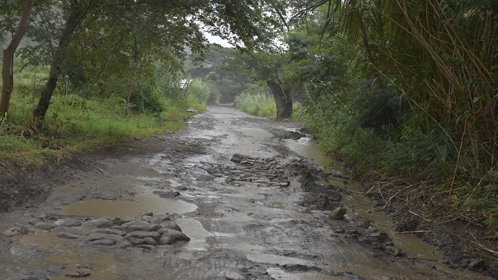 La temporada de lluvias en esta zona ocasiona que el río Táchira se desborde. / Foto: Pablo Castillo / La Opinión 