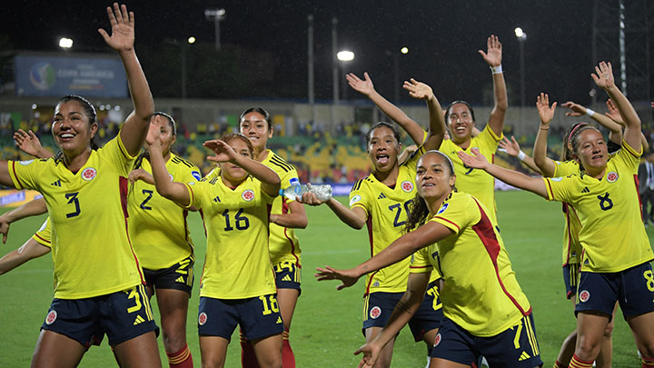 Selección Colombia femenina, finalista de la Copa América. 