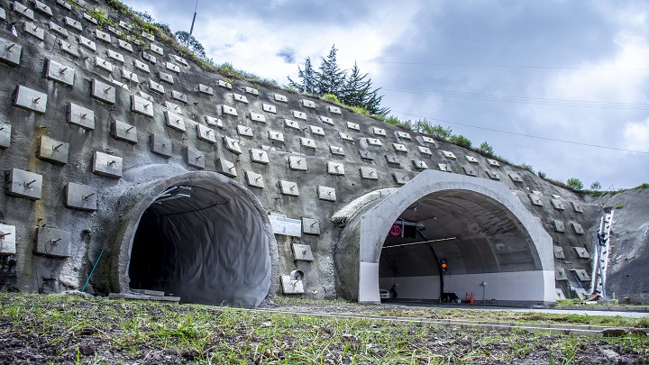 Túnel de Pamplona. Perteneciente a la UF 1. / Foto: Cortesía / La Opinión 