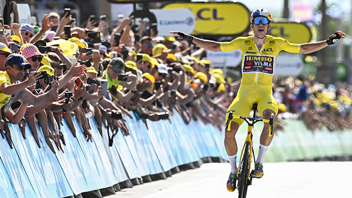Wout Van Aert, Tour de Francia 2022. AFP