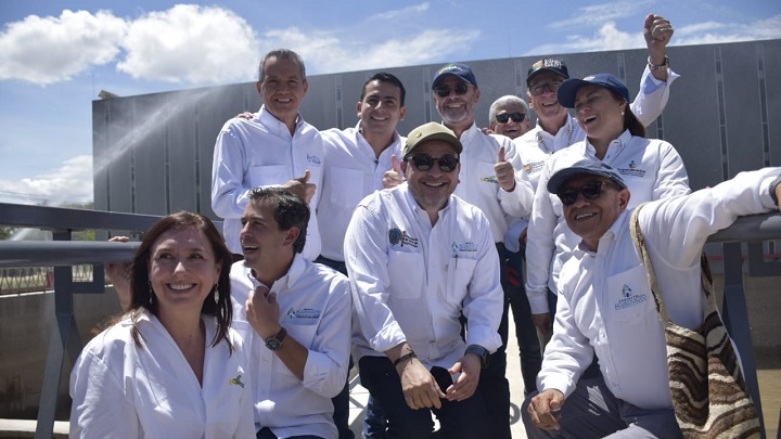 Los alcaldes del área metropolitana de Cúcuta estuvieron presentes en esta actividad, así como el gobernador Silvano Serrano./Foto: Pablo Castillo - La Opinión