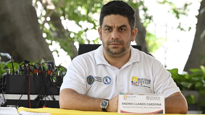 Andrés Llanos, secretario departamental de Víctimas.
