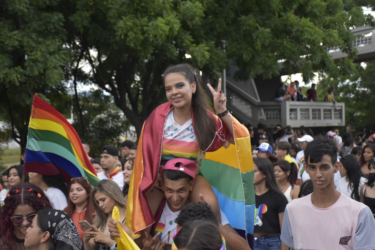 La marcha del orgullo diverso en Cúcuta.