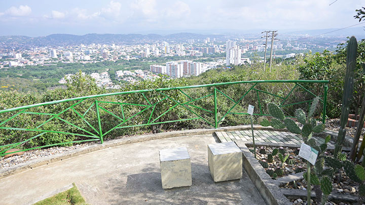 Desde el sendero ecológico se puede tener una vista de toda Cúcuta. / Jorge Iván Gutiérrez
