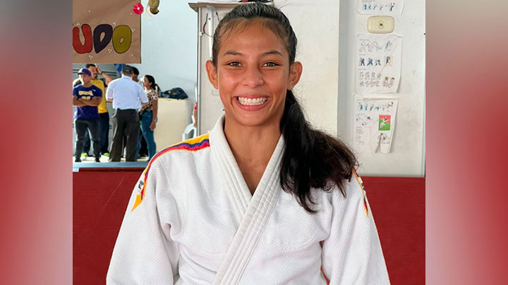 Maryuri Ureña, judoca cucuteña. 