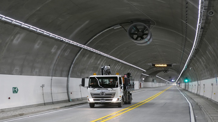 La velocidad máxima dentro del túnel será de 60 Km/h. Foto: Juan Pablo Cohen / La Opinión 