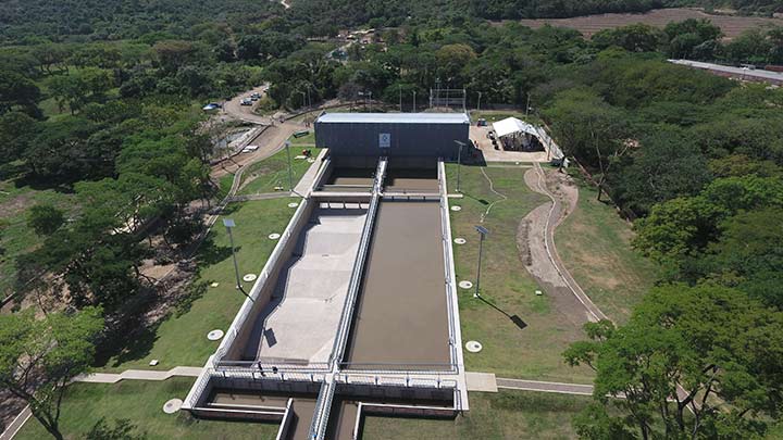 Desarenador del acueducto metropolitano en San Cayetano/Foto cortesía