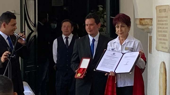 La secretaría de Cultura de Cúcuta hizo especial reconocimiento al aporte cultural del Maestro Eduardo Villamizar/Foto cortesía