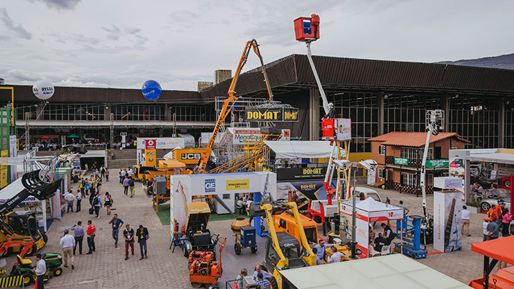 Unos 50 visitantes de diferentes países se esperan en la feria del sector construcción Expocamacol, que se desarrollará hasta el sábado en Medellín./ Foto Cortesía