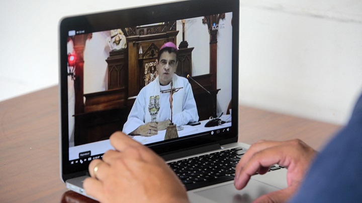 Ortega, en el aislamiento por el poder choca con la Iglesia./Foto: AFP