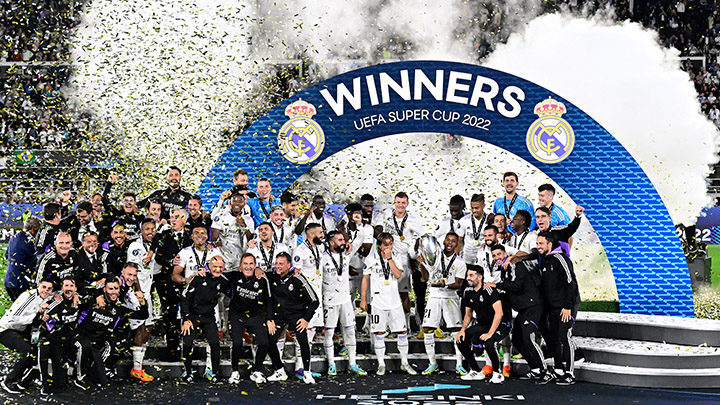 El Real Madrid abre su temporada alzándose 'supercampeón' de Europa