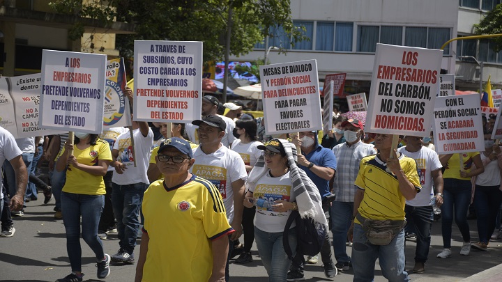 La marcha se desarrolló de manera pacífica. / Foto: Pablo Castillo / La Opinión 