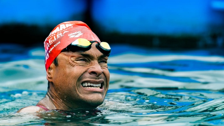 David Carrillo, nadador de aguas abiertas puso en alto el nombre de Colombia, en Portugal.