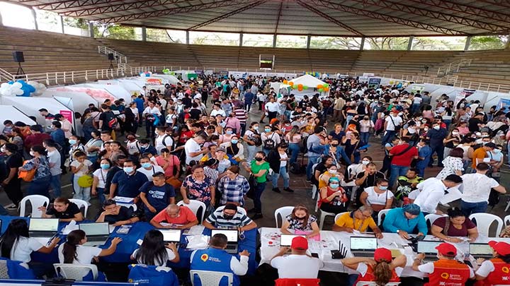 Más de 2.400 empleos se ofertaron durante la feria de empleo de Cúcuta/Foto cortesía
