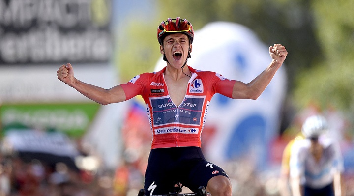 Remco Evenepoel se tomó más segundos de ventaja a sus rivales en la Vuelta a España.
