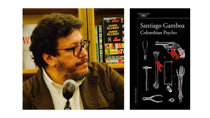 Santiago Gamboa y su libro Colombian Psyco. / Foto: Cortesía / La Opinión 