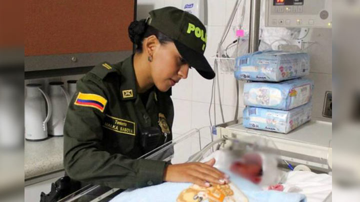 Bebé de 28 días de nacido fue abandonado en zona céntrica de Arauca./Foto: Colprensa