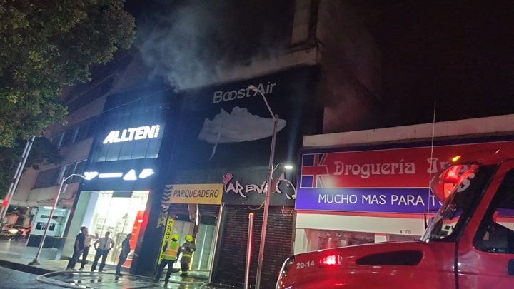 Incendio en el centro de Cúcuta./Foto: La Opinión