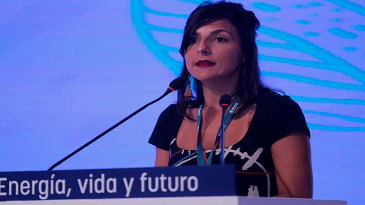 Ministra de minas, Irene Vélez