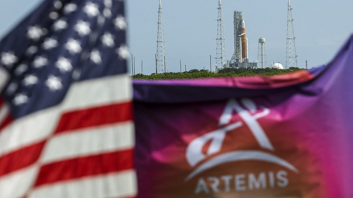 La NASA vuelve a aplazar el despegue de su cohete lunar./Foto: AFP