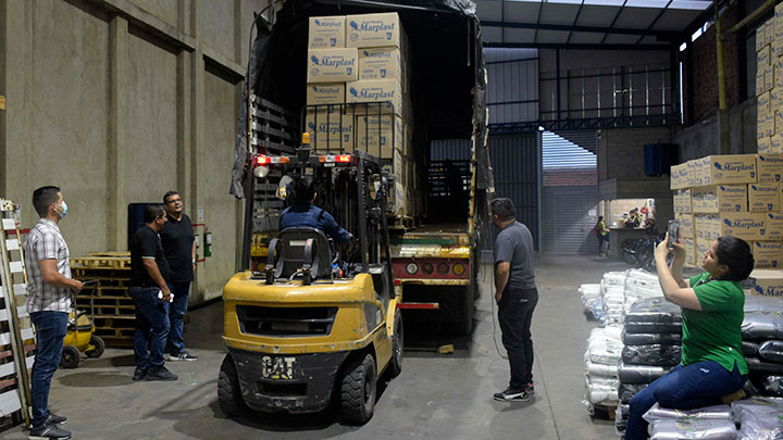 En importaciones y exportaciones se han movilizado más de 1.300 toneladas de mercancías por Norte de Santander. / Foto Archivo-La Opinión