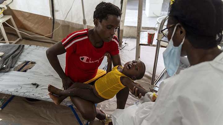 La vuelta del cólera, una "catástrofe" para un Haití en crisis./Foto: AFP