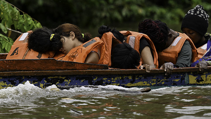 La migración de venezolanos por la selva del Darién batió un récord en 2022./Foto: AFP