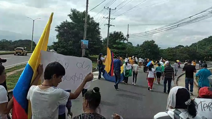 "¡No más Acualia!": en Villa del Rosario exigen servicios públicos 