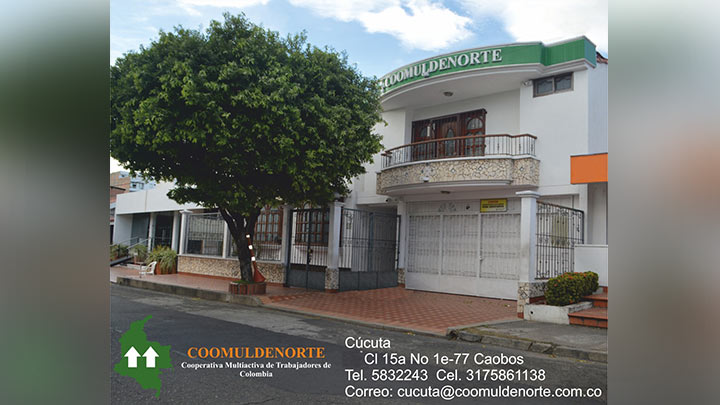Agencia en Cúcuta en la calle 15ª #1E-77 Caobos y en el edificio Agrobancario, local.