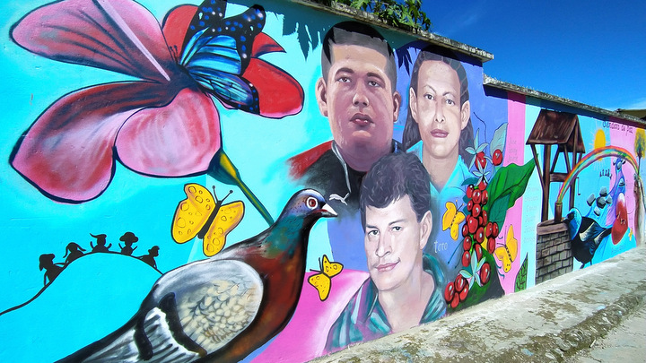 Mural de paz en Chinácota