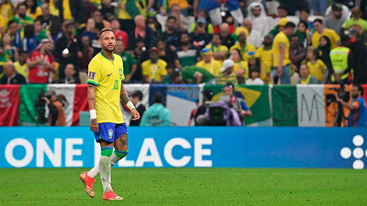 Neymar Jr en el Mundial de Catar 2022. 