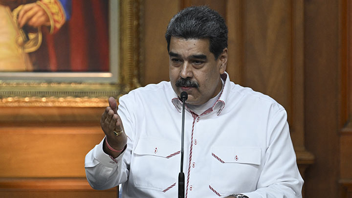 Nicolás Maduro, presidente de Venezuela./Foto Afp