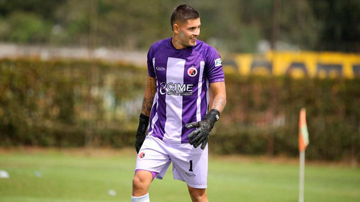 Sergio Avellaneda Duarte, arquero del Cúcuta Deportivo Sub-20. 