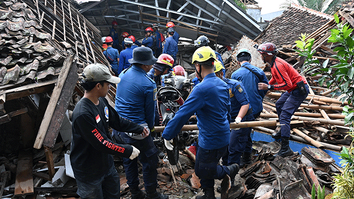Terremoto en Indonesia.