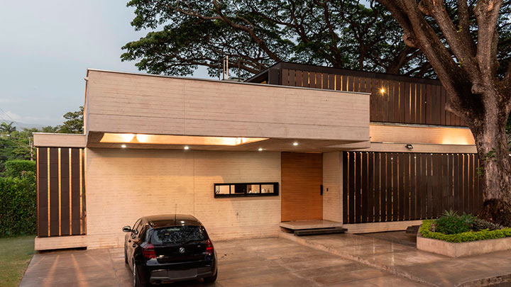 La vivienda fue construida en Villa del Rosario, bajo unas características que la hacen bioclimática./ Foto Cortesía