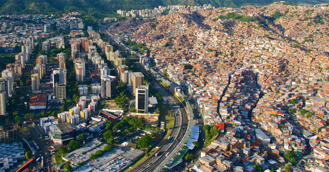 Diferencia entre ricos y pobres en Venezuela 