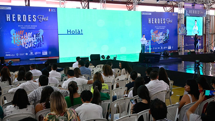 Héroes Fest se desarrolló en la Universidad Francisco de Paula Santander. / Foto: Jorge Iván Gutiérrez 