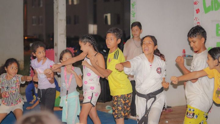 Entrenadores de varias disciplinas deportivas van por los barrios compartiendo con niños y jóvenes/Foto Cortesía 