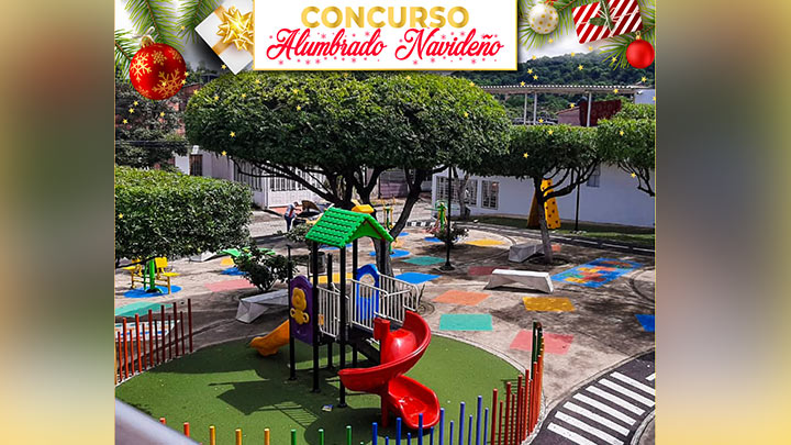Parques concursan para ganar alumbrado navideño en Los Patios./Foto: cortesía