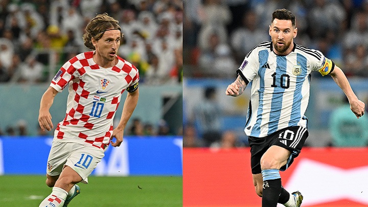 Luka Modric (37 años), Lionel Messi (35 años) dos de las grandes estrellas del Mundial.
