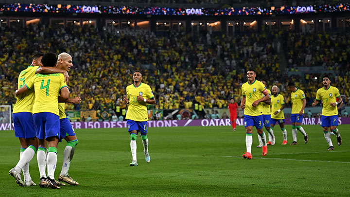 Brasil goleó a Corea del Sur en los octavos de final del Mundia