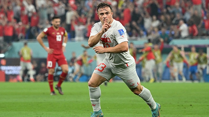 Xherdan Shaqiri, de 31 años, delantero del seleccionado suizo se muestra optimista para derrotar a Portugal.