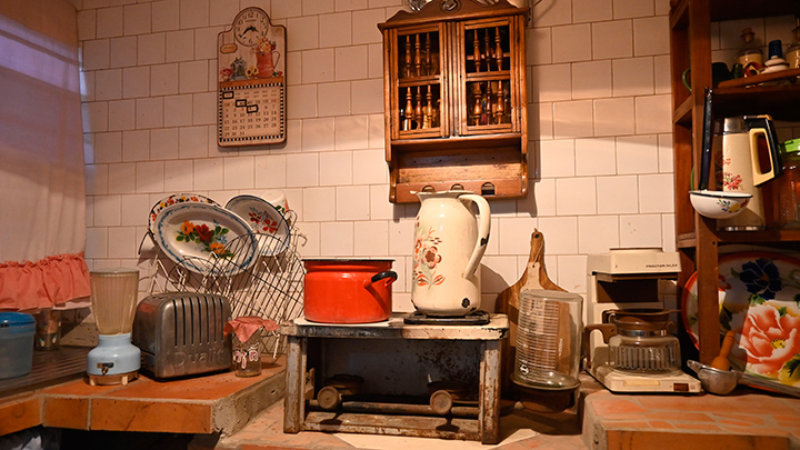 La cocina, es uno de los salones que se visitan en el recorrido.
