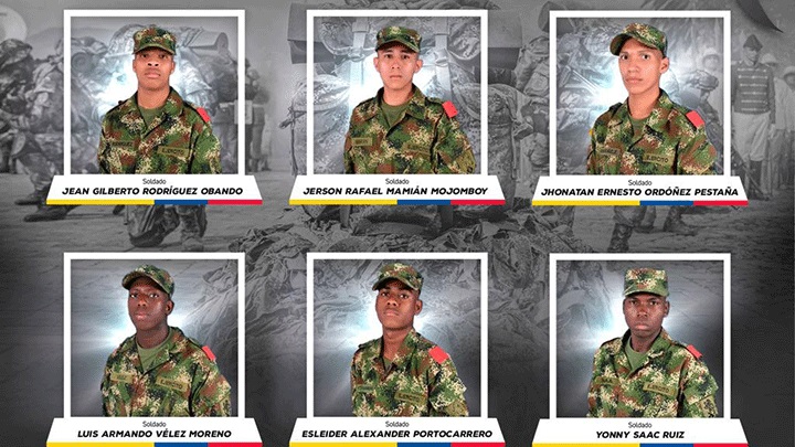 seis soldados asesinados 