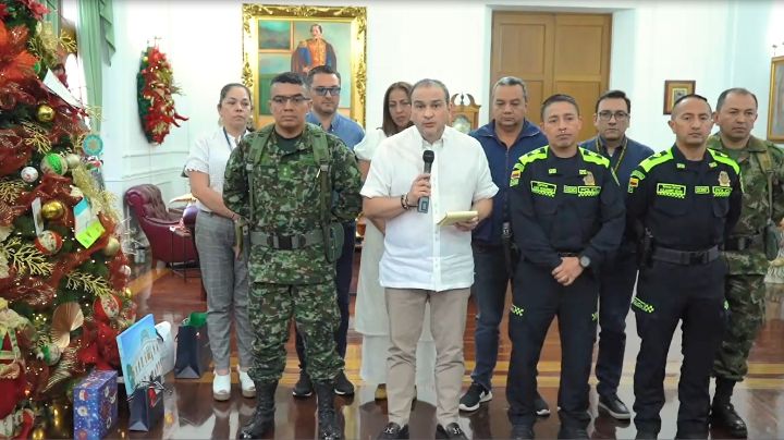 Gobernador silvano Serrano al anunciar la instalación de una mesa de seguridad/Foto cortesía