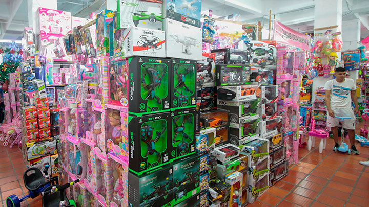 Por las fiestas de fin de año, la venta de juguetes se disparó. / Foto Archivo