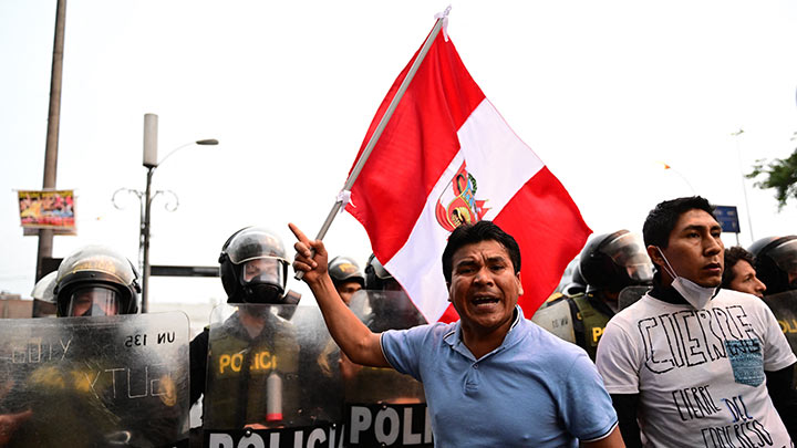 Manifestaciones en Perú 