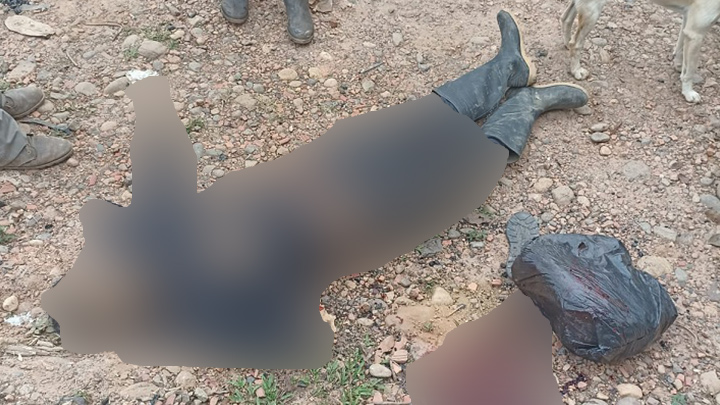 Hallaron un cadáver en Cerro Mono, zona rural de El Zulia./Foto: cortesía