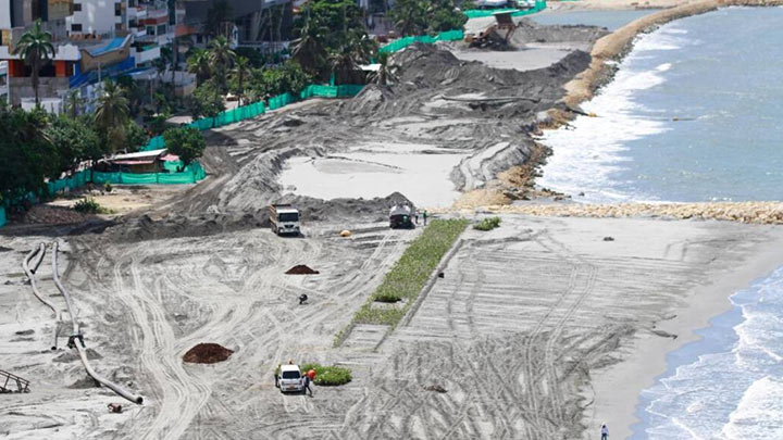 Protección costera: ¿cuándo se habilitará la nueva playa en Cartagena?/Foto: Colprensa