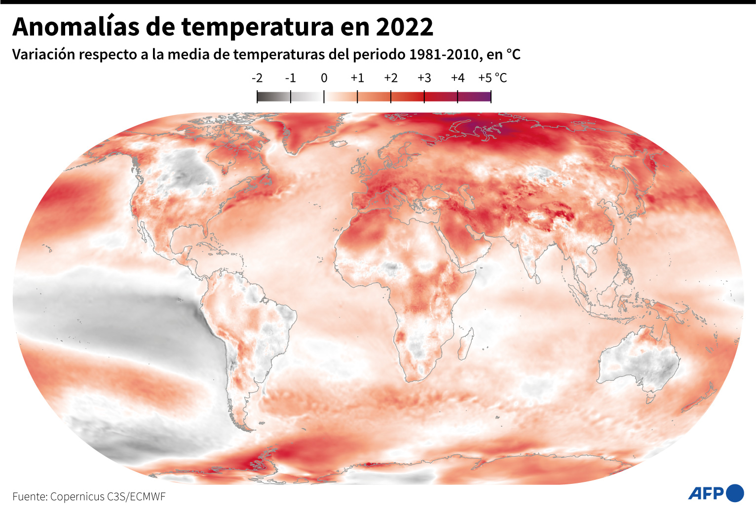 Gráfico temperatura. / AFP